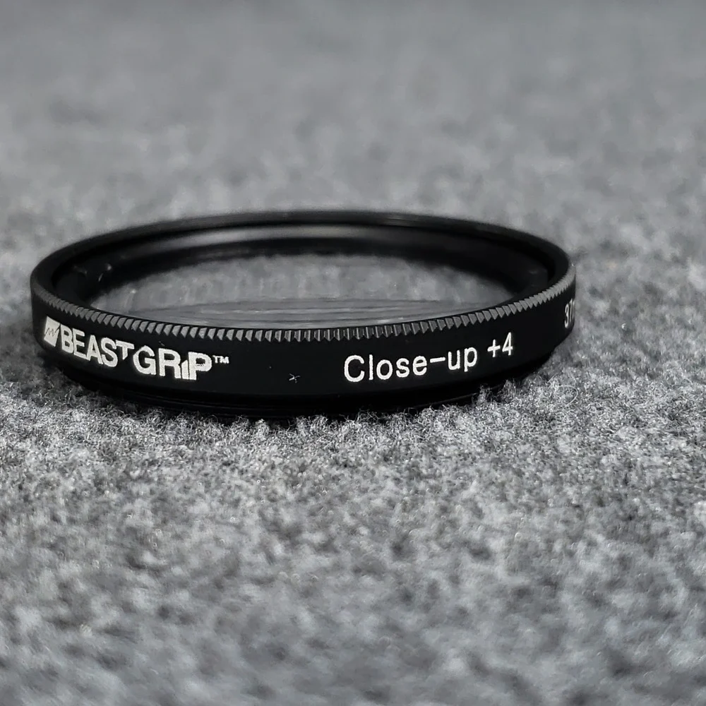 Beastgrip Lens Filter Set 37mm Close-up +1 +2 +4 +10 Macro +12.5 M-Series Phone